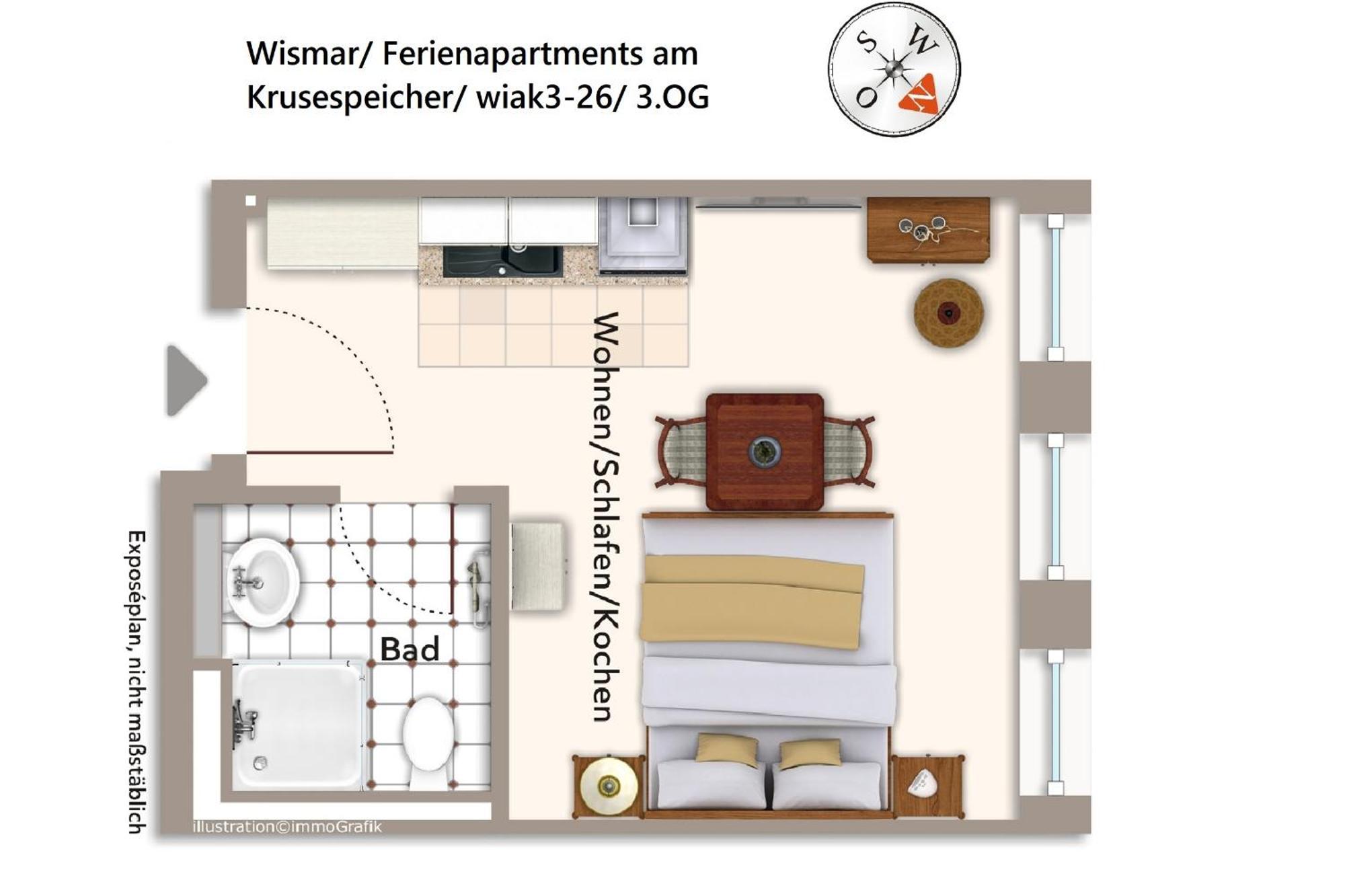 Ferienapartments Am Krusespeicher Ferienapartments Am Krusespeicher 3-26 Висмар Экстерьер фото
